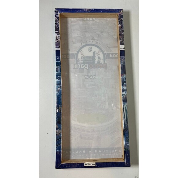 San Diego Padres Collectible Long Canvas Print 2004 2014 Petco Park NEW 8' x 18" - Picture 3 of 6